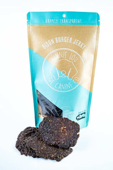 Winnie Lou The Canine Co. Bison Burger Jerky Dog Treat - 2.5-oz