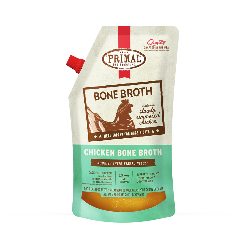 Primal Frozen Chicken Bone Broth - 20 fl. oz.