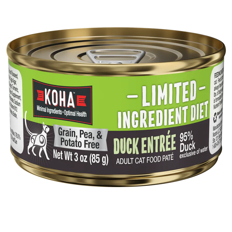 KOHA Limited Ingredient Diet – Duck Pate Cat Food - 3 oz
