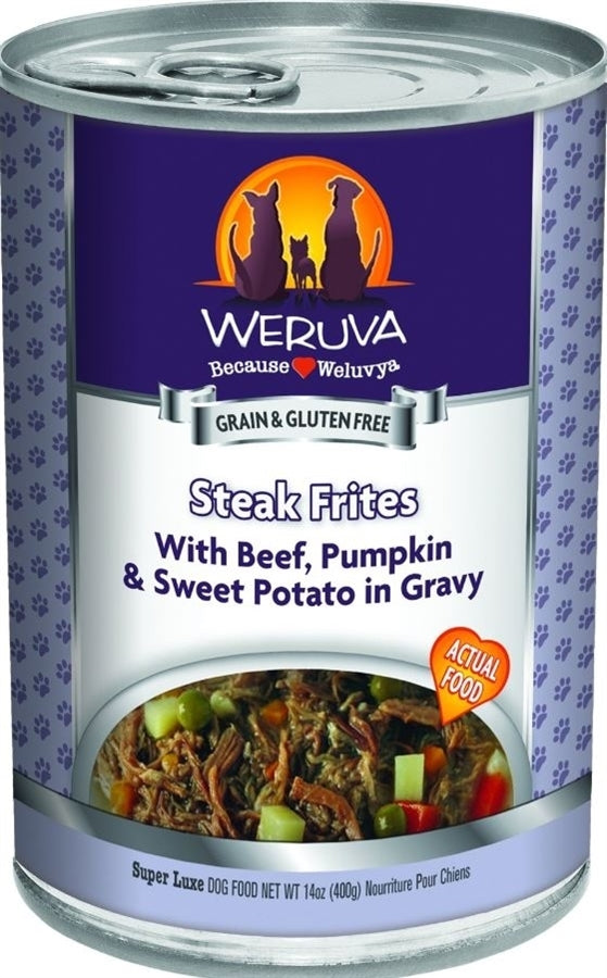 Weruva Steak Frites Dog Food - 14 oz.
