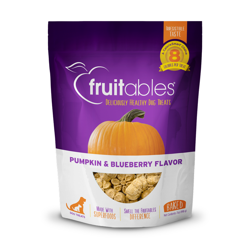 Fruitables Pumpkin & Blueberry Dog Treats - 7 oz.