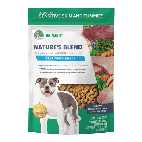 Dr. Marty Nature's Blend Sensitivity Select Freeze-Dried Raw Dog Food